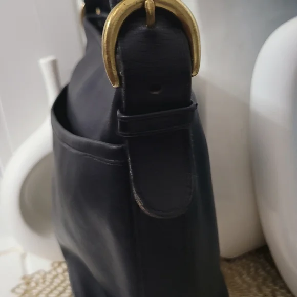 Coach Black Leather Worth Bag 4143 - Picture 4 of 11